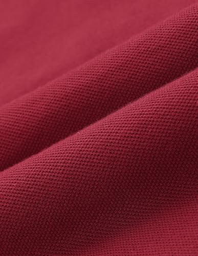 Image of Kids Regular fit Boys Cotton Fabric Decoration Short Sleeves Polo T-Shirts (UKOETSH1007 Red 13-14Y)