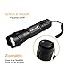 FandyFire 940nm IR Flashlight Illuminator Infrared Light Night Vision Adjustable Focus LED Flashlight Torch for Hunting (Not Included 18650 Battery)
