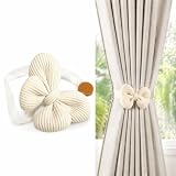 Fermatenda Magnetici Resistenti per Tende con Nastro di Organza, per Cameretta, Soggiorno ...