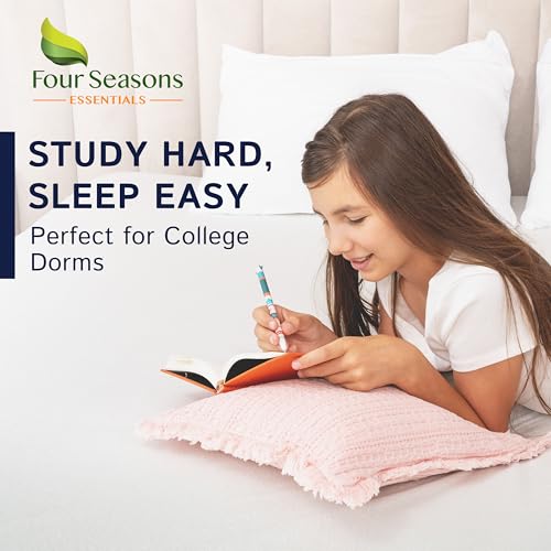 Zippered Waterproof Mattress Encasements - Hypoallergenic Mattress Protector Cover with Soft Cotton Terry Fabric Top - Twin Size 39' x 75'