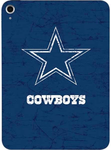 Skinit Tablet Decal Skin Compatible with iPad 10th Gen (2022) - Officially Licensed NFL Dallas Cowboys Distressed Design