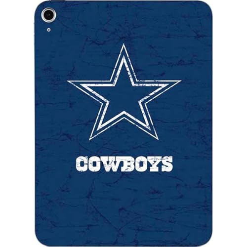 Skinit Tablet Decal Skin Compatible with iPad 10th Gen (2022) - Officially Licensed NFL Dallas Cowboys Distressed Design