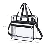 Zoom IMG-1 borsa tote trasparente grande in Zoom IMG-1 borsa tote trasparente grande in