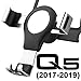 Produktbild Handyhalterung für Audi Q5 FY, Q5 Handyhalterung Handy Halter Handyhalter Gravity Sperre Aluminium Hände Frei Trennbares Design Einfache Montage Audi Q5 Zubehör 2017 2018 2019 (Silber)