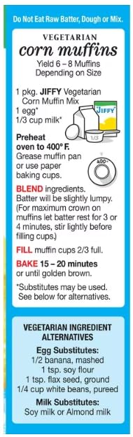 Miniatura 3 de Mezcla de harina de pan de maíz + código QR King Combo (Estilo vegetariano (4 unidades))