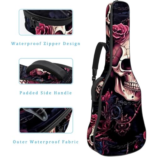 Sac à dos guitare multipoches imperméable avec couche de protection
