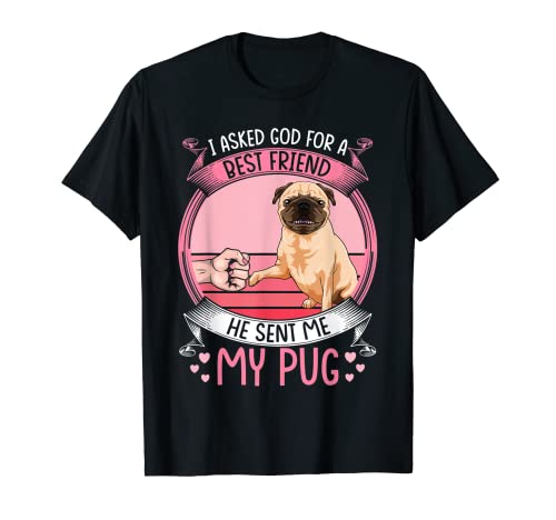 Pug Mom Dog Apparel Pug Owner Lovers para mujeres Camiseta