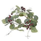 MAGICLULU Künstlicher Eukalyptuskranz Für Weihnachten Dekorativer Blätterkranz Weihnachtskranzschmuck Für Zuhause Party Und Veranstaltungsausstattung