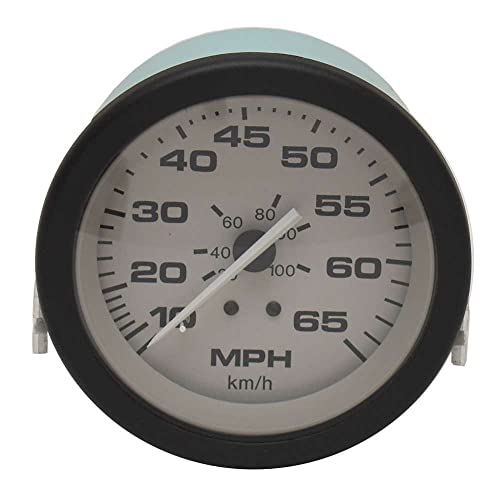 Teleflex Boat Speedometer Gauge 62372F | Driftwood 3 1/4 Inch Black Gray