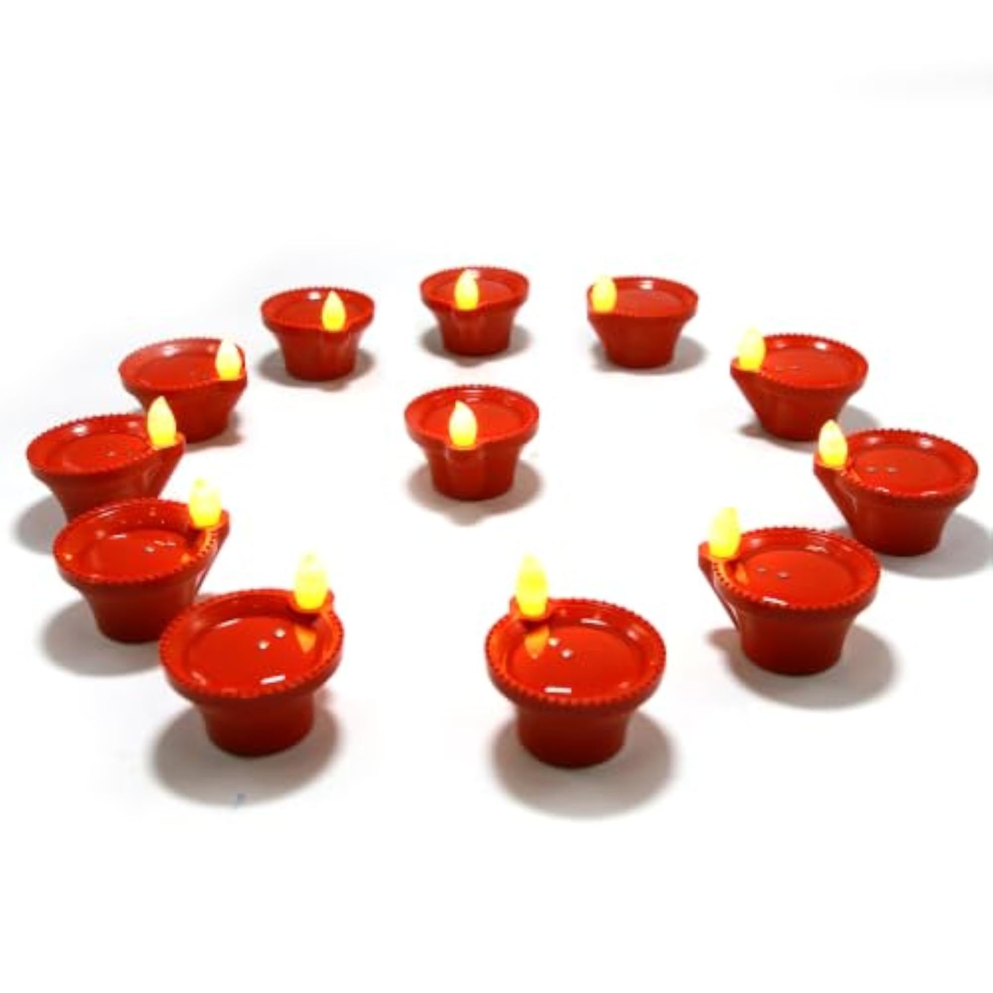 24 Pcs Water Sensor Diya Lights