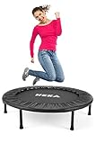 HEKA Mini Trampoline for Adults, Fitness Rebounder with Safety Pad, Exercise Rebounder Indoor...