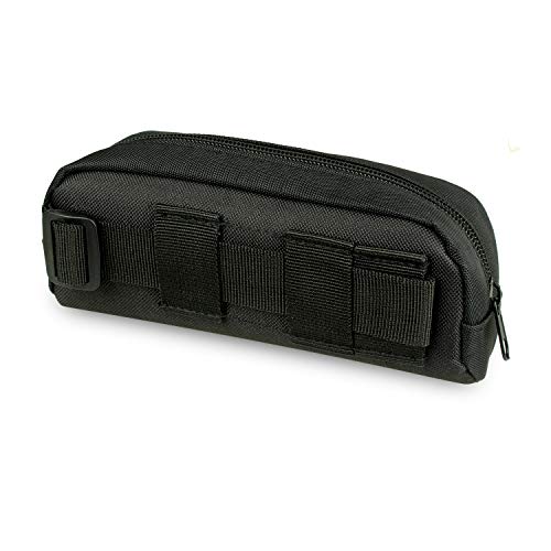 Tactical Molle Portable Sunglasses Case Eyeglasses Bag Outdoor Glasses Pouch (Black)