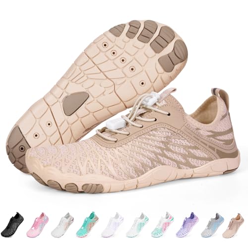 Image of Hike Barefoot Shoes Women Men Non-Slip Healthy Breathable Fashion Trail Running Womens Mens Wide Toe Zero Drop Water Shoe