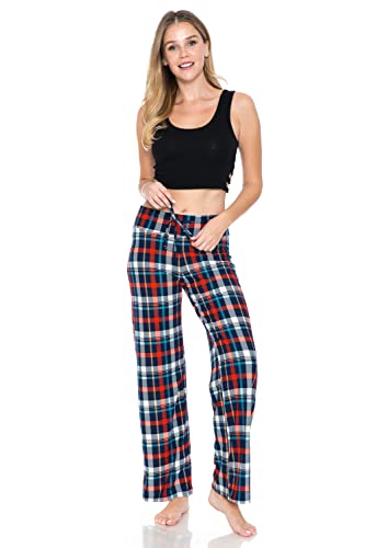 Image of Leggings Depot Women's Wide Leg Drawstring Pajama Pants for Lounge, Sleep