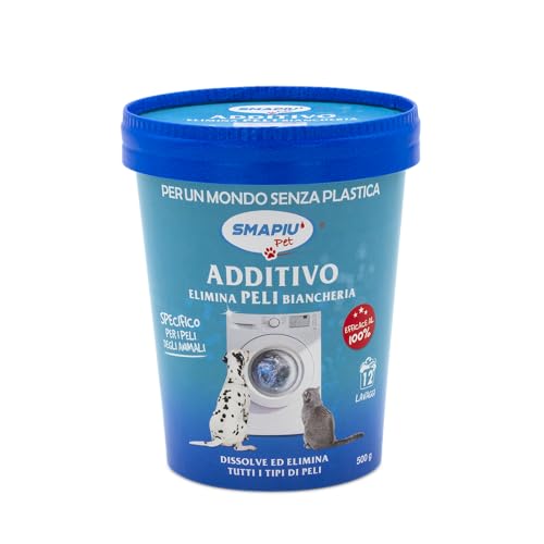 Elimina Peli Additivo Per Lavatrice, Soluzione Per Bucato Con Peli Di Animali Domestici, 2 Confezioni Da 500G Smapiu Pet + 2 Saponette Ohana In Omaggio - 2