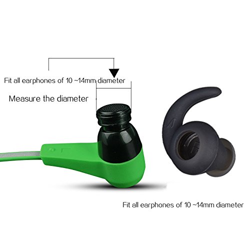 3 Pairs (S M L) Anti-Slip Silicone Eartips Earbuds Eargels Compatible With Jbl Synchros Reflect Bt Sports Wireless Earphones #TOP2