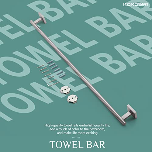 Kokosiri Towel Holder Bathroom Accessory Towel Bar For Bath Kitchen Towels Rail 36 Inch Brushed Nickel Stainless Steel B4005Br-L36 #TOP7