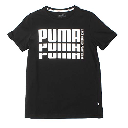 Preisvergleich Produktbild Puma Jungen Rebel Bold Basic Tee T-Shirt, Cotton Black, 152