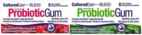 Oral Probiotic Blis-K12, 2 Packs Gum x 8 pieces SAMPLER PACK