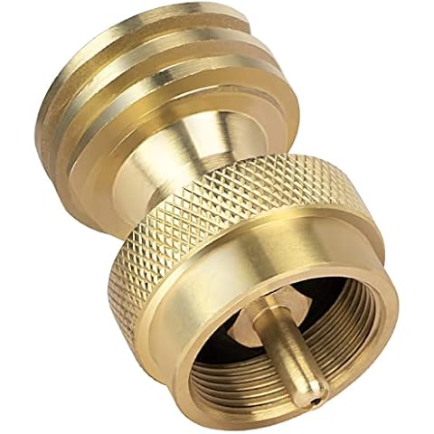GASPRO Steak Saver Gas Grill Adapter 1lb Propane Tank Refill Connector-Replacement for Disposable Bottle Adapter Cover