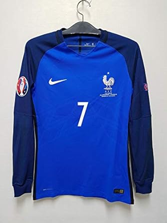 Amazon ユーロ16 フランス H 7 グリーズマン Greizmann 選手用長袖 Euro16 ドイツ戦仕様 M アニメ 萌えグッズ 通販