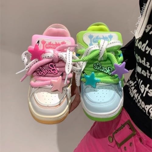 2025 Cute Fashion Dopamine Sneakers for Girls | Vibrant Colors & Comfortable Design4