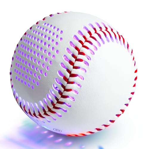 INLOOKSEEK Glow in the Dark Baseball with Bluetooth Speaker