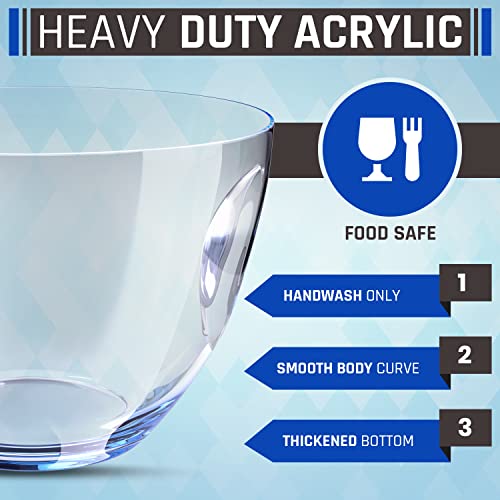 Ice Buckets For Parties - Ice Bucket - 5 Liter Clear Acrylic Champagne Bucket With Easy-To-Carry Handles - Indoor And Outdoor Parties #TOP1