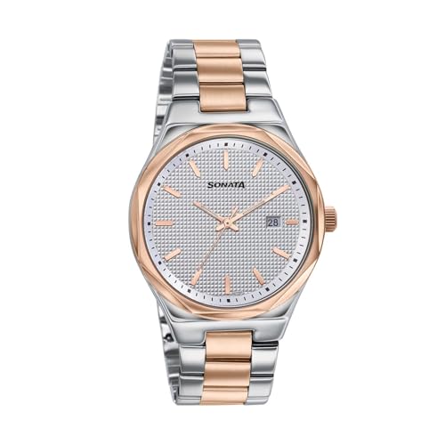 Sonata Jashn White Dial Men's Watch - Image 3