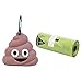 Litthing Poop Dozownik worków dla psa, torba na łapy mocowanie smyczy dla psa, zawiera worki na odpady dla psów i dozownik worków na odpady
