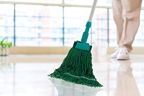 Image of Mop Head Replacement,Commercial Mop Heads,Cotton Washable Industrial Mop Head,6 Inch Heavy Duty Mop Heads,Wet Industrial Cleaning Mop Head for Home,Industrial and Commercial Use Clean(Green)