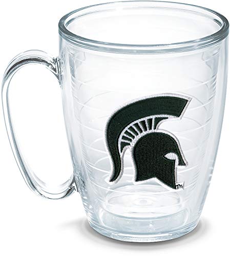 Tervis Made in USA Double Walled Michigan State University MSU Spartans Insulated Tumbler Cup Keeps Drinks Cold & Hot, 24oz - Duplicate, Helmet