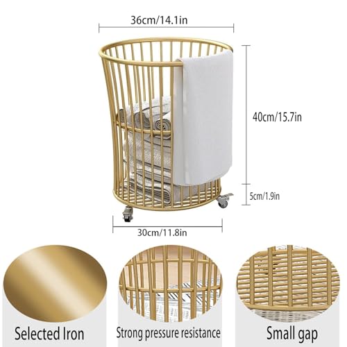 Support de salle de bain blanc avec panier en métal robuste