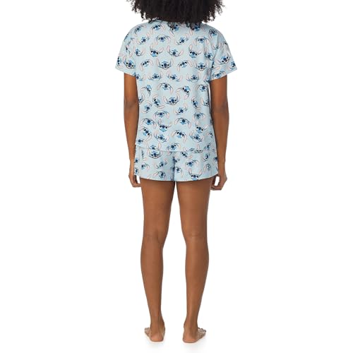 Richard Leeds International Womens Pajama Sets Disney | Hello Kitty |Snoopy Soft Stretch 2 Piece Short Lounge Sets for Women3