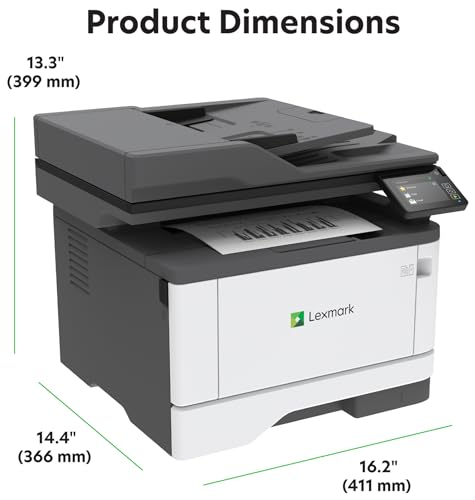 Image of Lexmark MX431adw Laser Monochrome MFP Printer with Touchscreen, Copier Scanner Printer, Automatic Two-Sided Scanning, Wireless, Analog fax (29S0500)