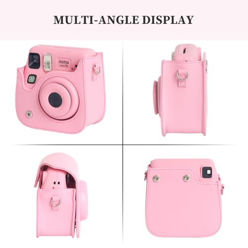Funda protectora de cuero PU para cámara Instax mini SE/7+ miniatura 6