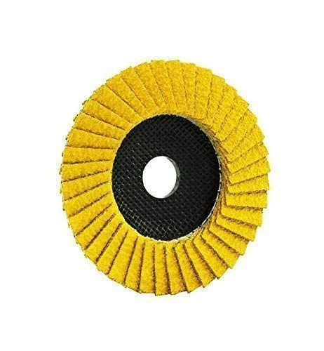 1 Fächerscheibe 115 x 22,23, K40/60, Trimfix Hellfire, Schleifscheibe, Profi Cover