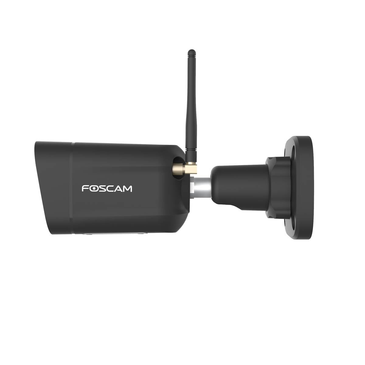 Foscam V8P 4K 8 MP Dual-Band WLAN Überwachungskamera mit integriertem Scheinwerfer und Einer Alarmsirene (schwarz)