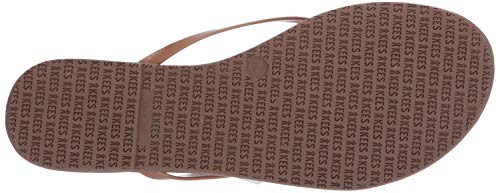 Image of TKEES Foundation Gloss - Flats for Women - Cowhide Leather Upper - Cushioned Leather Footbed - Rubber Outsole Beach Bum 11 B - Medium