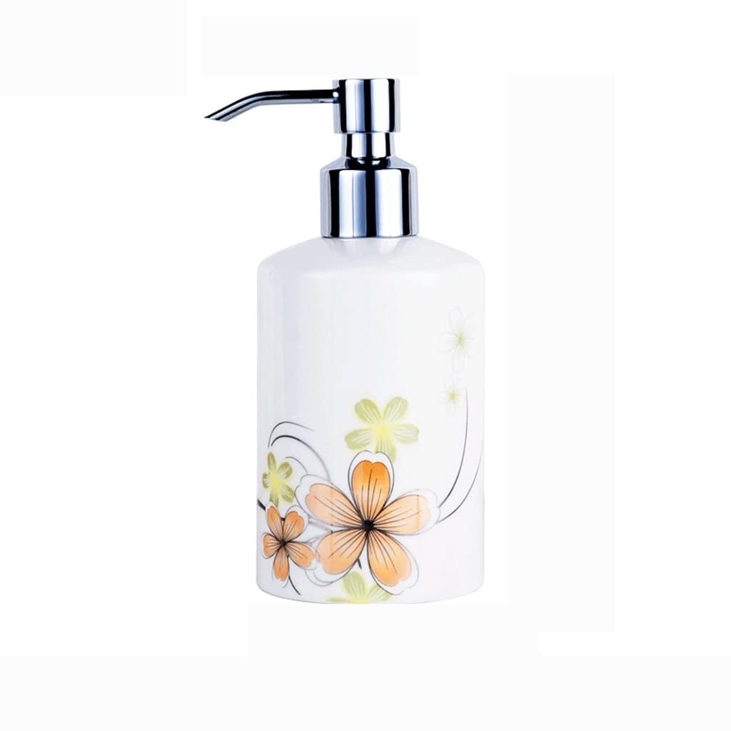 Kitchen Soap Dispenser Hand Soap Dispenser, Bathroom Soap Dispenser, Kitchen Soap Dispenser, Ceramic Soap Dispenser (12.67oz) Handsoaps Dispenser