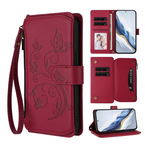 �X�}�z�P�[�X �Ή��@�� for Oukitel C68 Plus �X�}�z�P�[�X�y�J�[�h�z���_�[�E�E�H���b�g�E�}�O�l�b�g�o�b�N���E�t���b�v�E�X�^���h�@�\�t���zRed