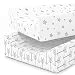 Changing Pad Cover Sheets | Premium 100% Jersey Knit Cotton Diaper Changing Pad Cover | Changing Table Pads Liner | Washable | Cradle Sheet Set | Boy 2 Pack | Super Soft | Safe for Babies | Grey