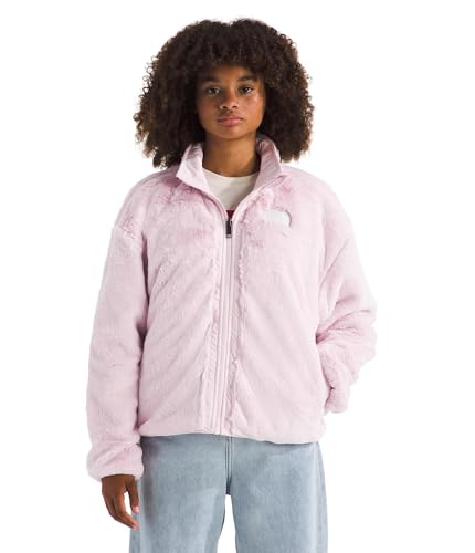Image of THE NORTH FACE Girls Reversible Shasta Full Zip Jacket | Puffer Coat With Synthetic Insulation, Fleece Lined, Water Repellent
