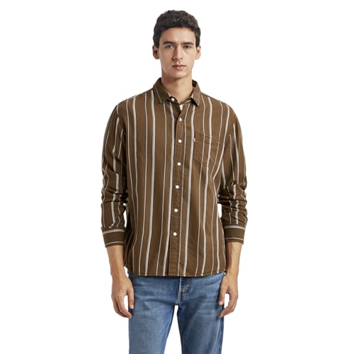 Image of Levi's Men's Striped Slim Fit Shirt