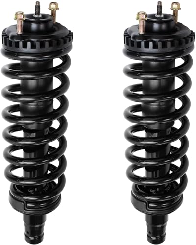Image of Detroit Axle - Front End Kit for Chevy Trailblazer GMC Envoy XL XUV Buick Rainier Isuzu Ascender, 2 Lower Control Arms w /Ball Joints 2 Ready Struts 2 Outer Tie Rods Replacement 6pc Suspension Kit