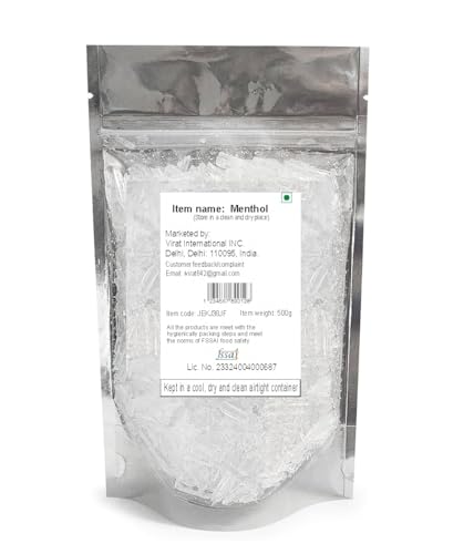 Image of Organic Menthol crystals use for personal care. (500 grams)