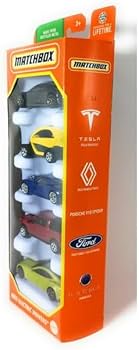 Amazon.com: Matchbox 5-Pack MBX Electric Drivers HVT60 : Toys & Games