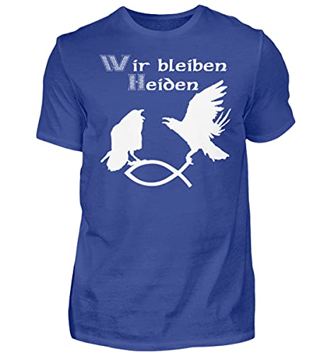 T-Shirt Hugin & Munin pour Homme Bleu Taille M