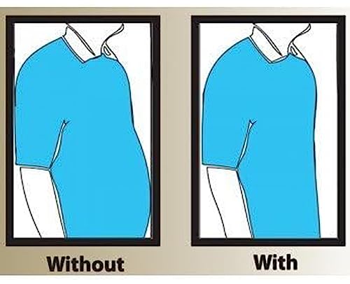 Frogwill Mens Posture Correction/Support/Pain Relief Slimming Body Vest Shirt (XL, Black-New)