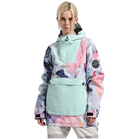 BSASB Women's Waterproof Ski Jacket, Pink Cover